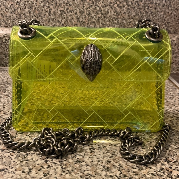 Kurt Geiger Bags Lime Green Kurt Geiger London Transparent Mini Kensington Poshmark